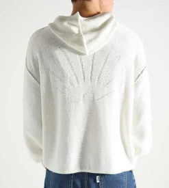 New Amsterdam Surf Association Knitted Hoodie White
