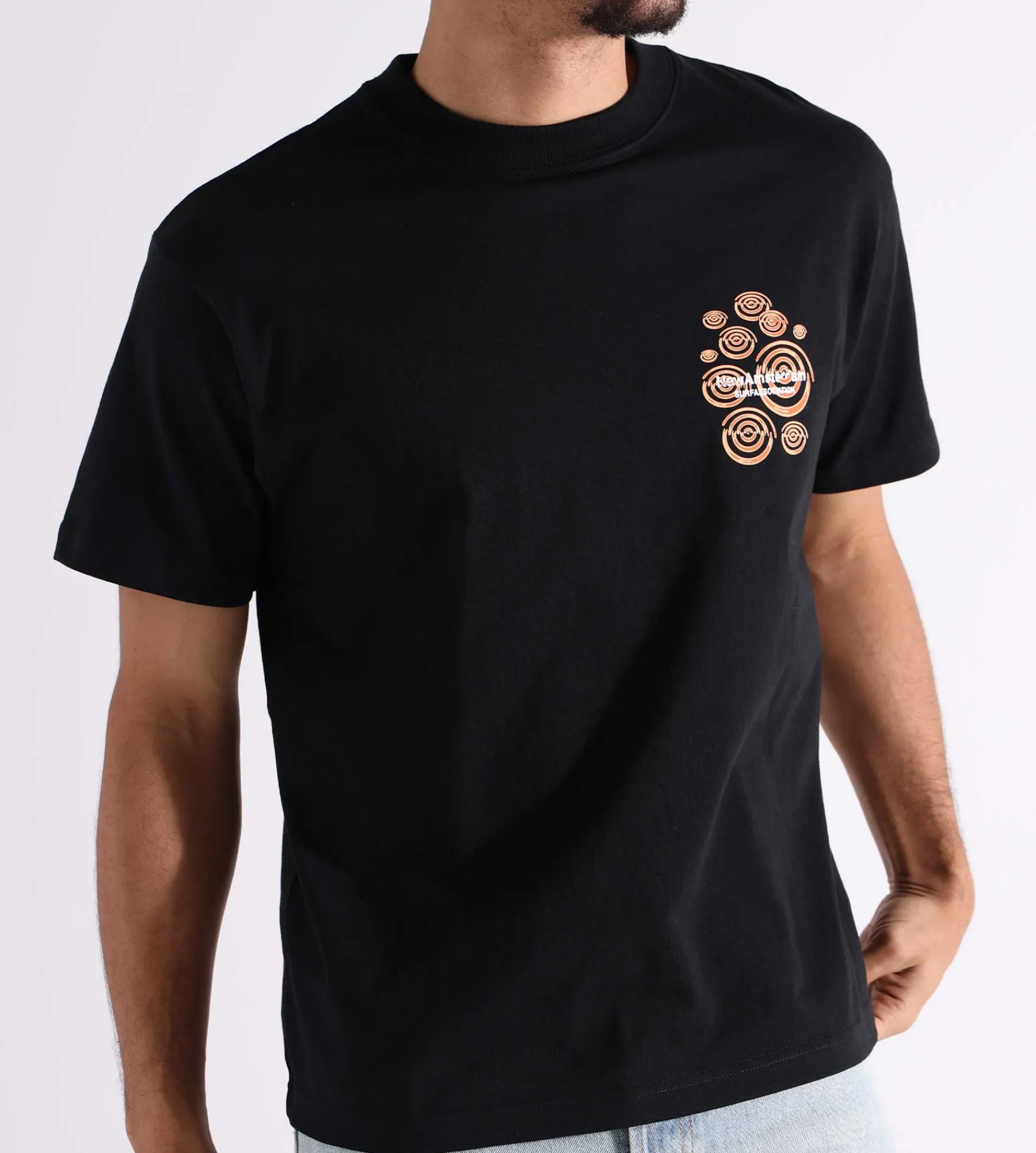 New Amsterdam Surf Association Ripple Tee Black Bronze