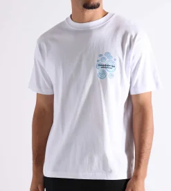 New Amsterdam Surf Association Ripple Tee White Blue