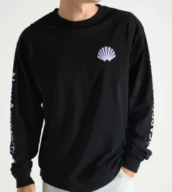 New Amsterdam Surf Association Logo Longsleeve Black Purple