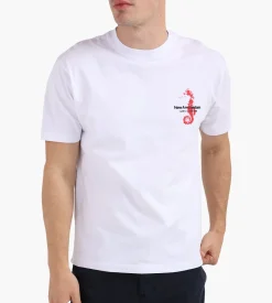 New Amsterdam Surf Association Seahorse Tee White