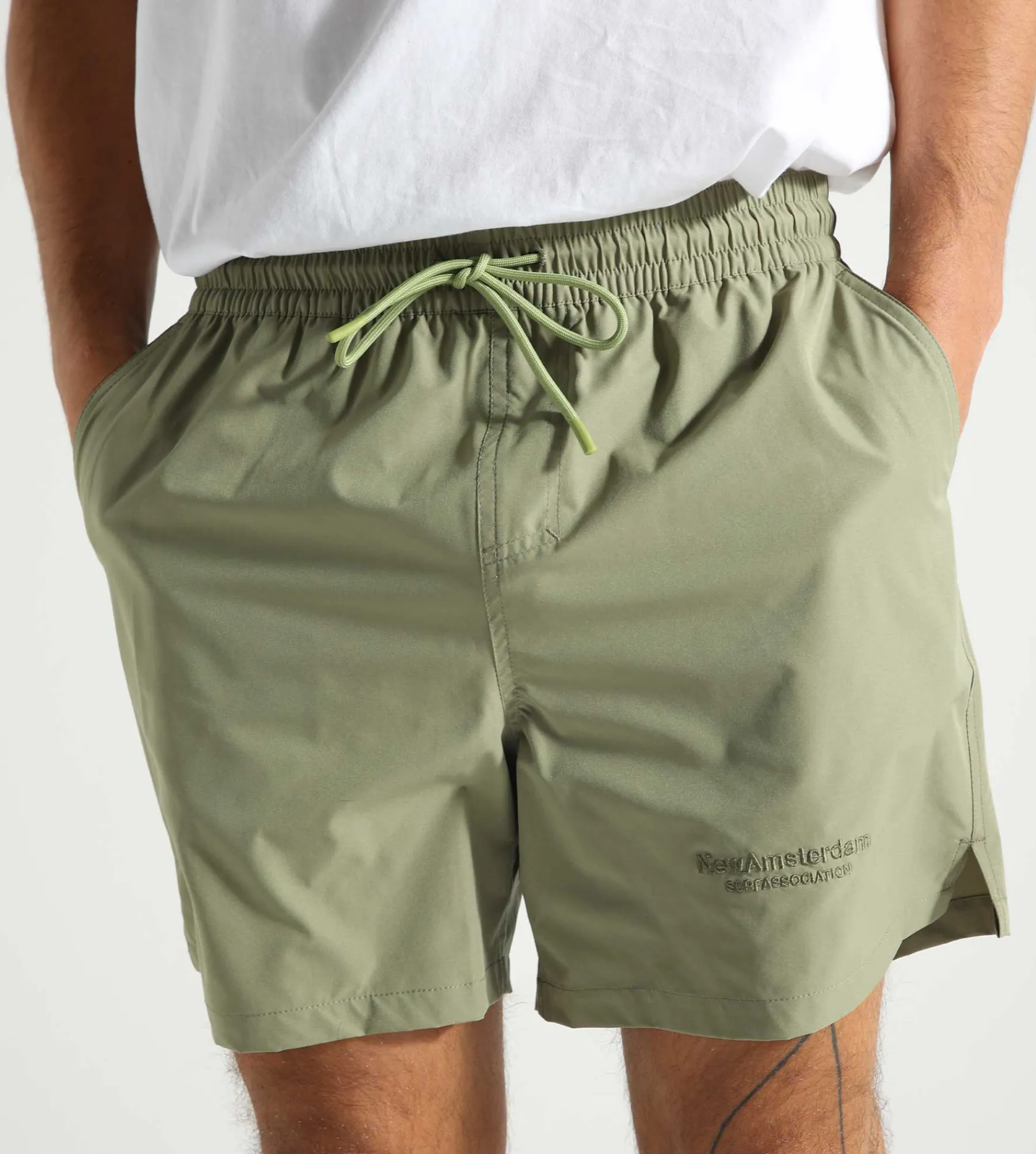New Amsterdam Surf Association Logo Boardshorts Dune