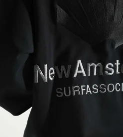 New Amsterdam Surf Association Logo Hoodie Black