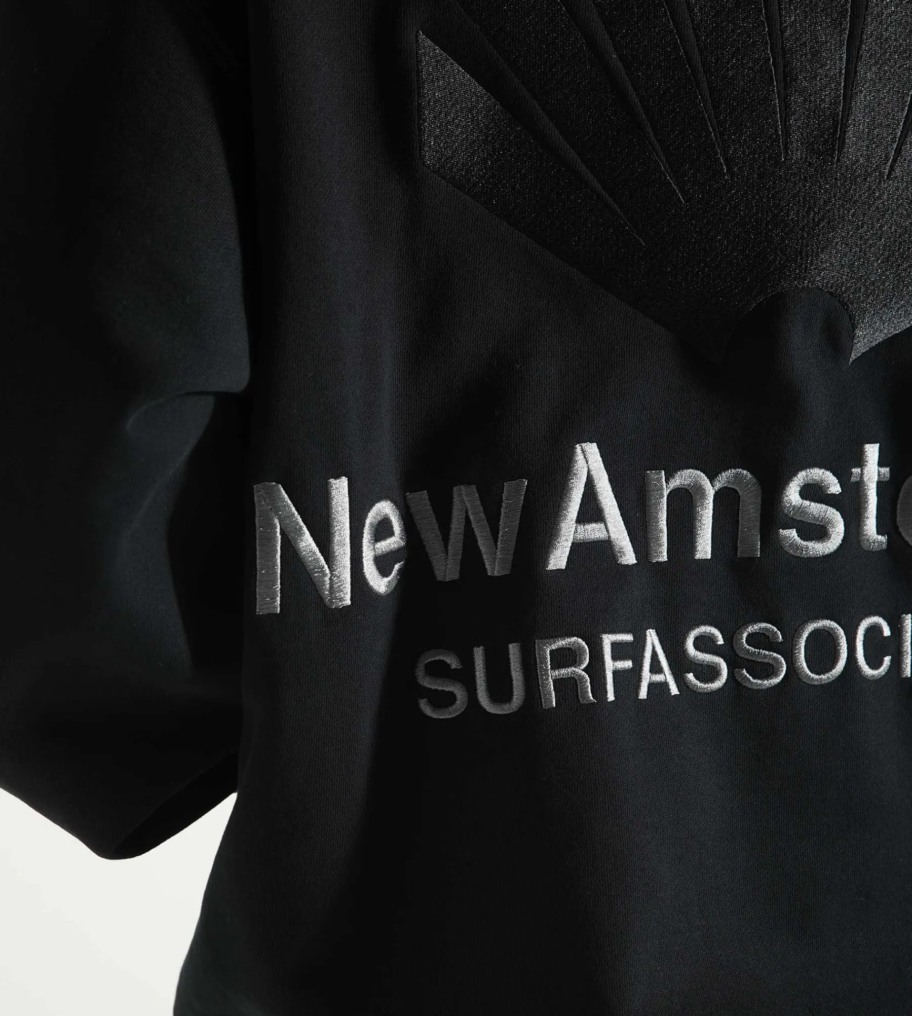 New Amsterdam Surf Association Logo Hoodie Black