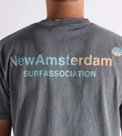 New Amsterdam Surf Association Logo Tee Grey Bronze