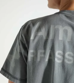 New Amsterdam Surf Association Big Logo Tee Steel Grey