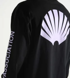 New Amsterdam Surf Association Logo Longsleeve Black Purple