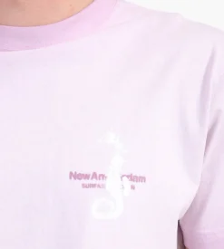 New Amsterdam Surf Association Seahorse Tee Light Purple