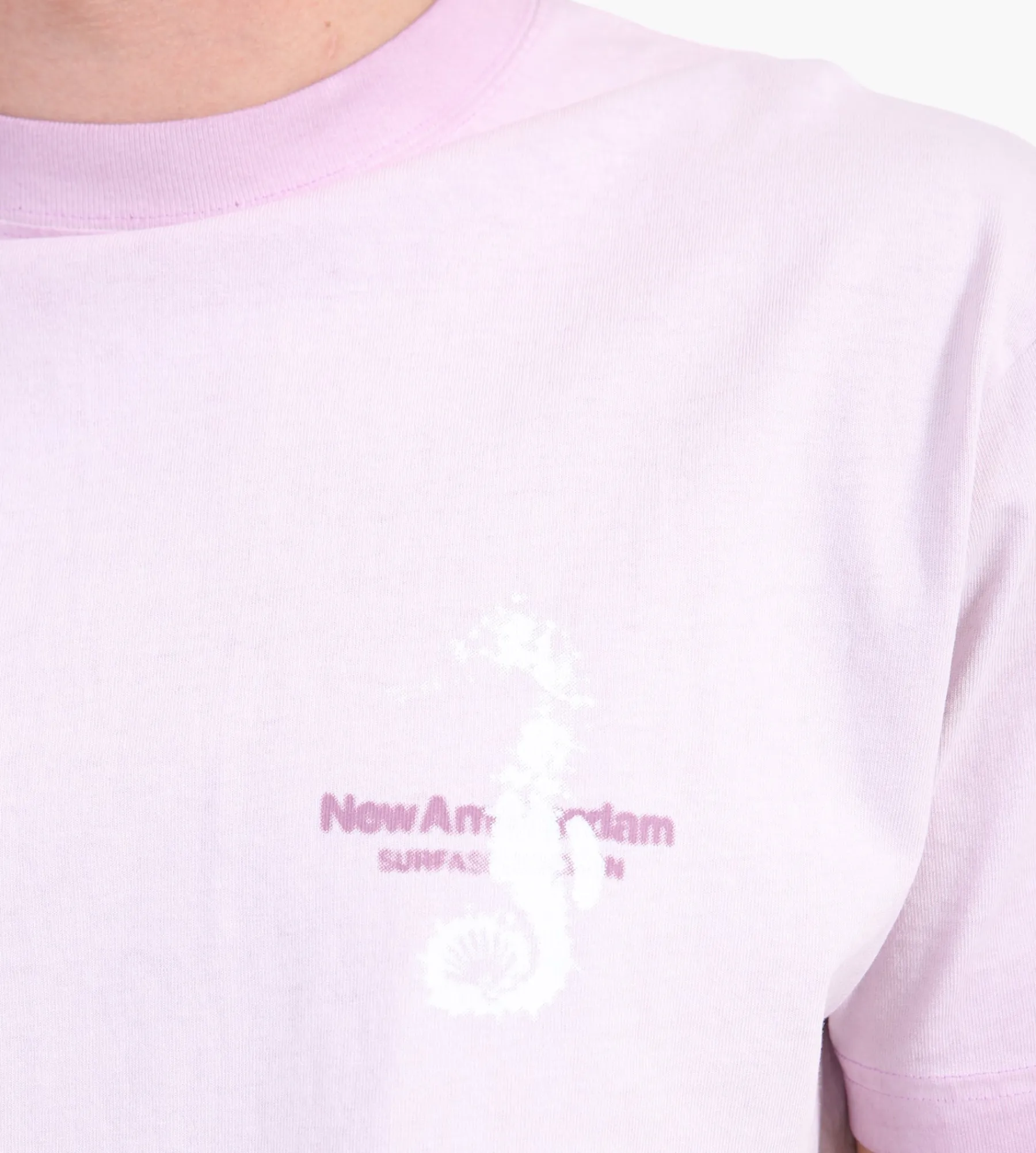 New Amsterdam Surf Association Seahorse Tee Light Purple
