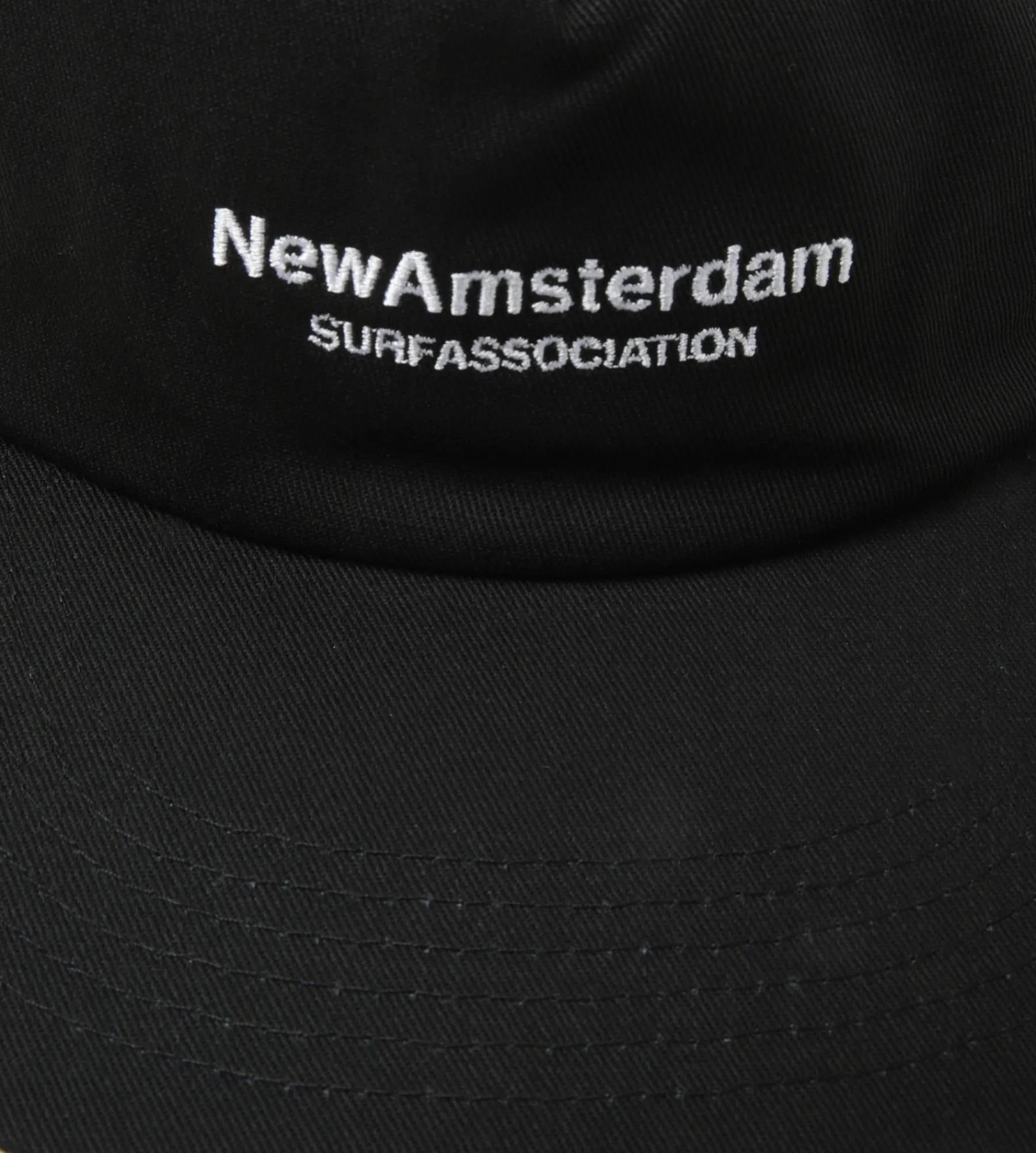 New Amsterdam Surf Association Name Cap Black Denim