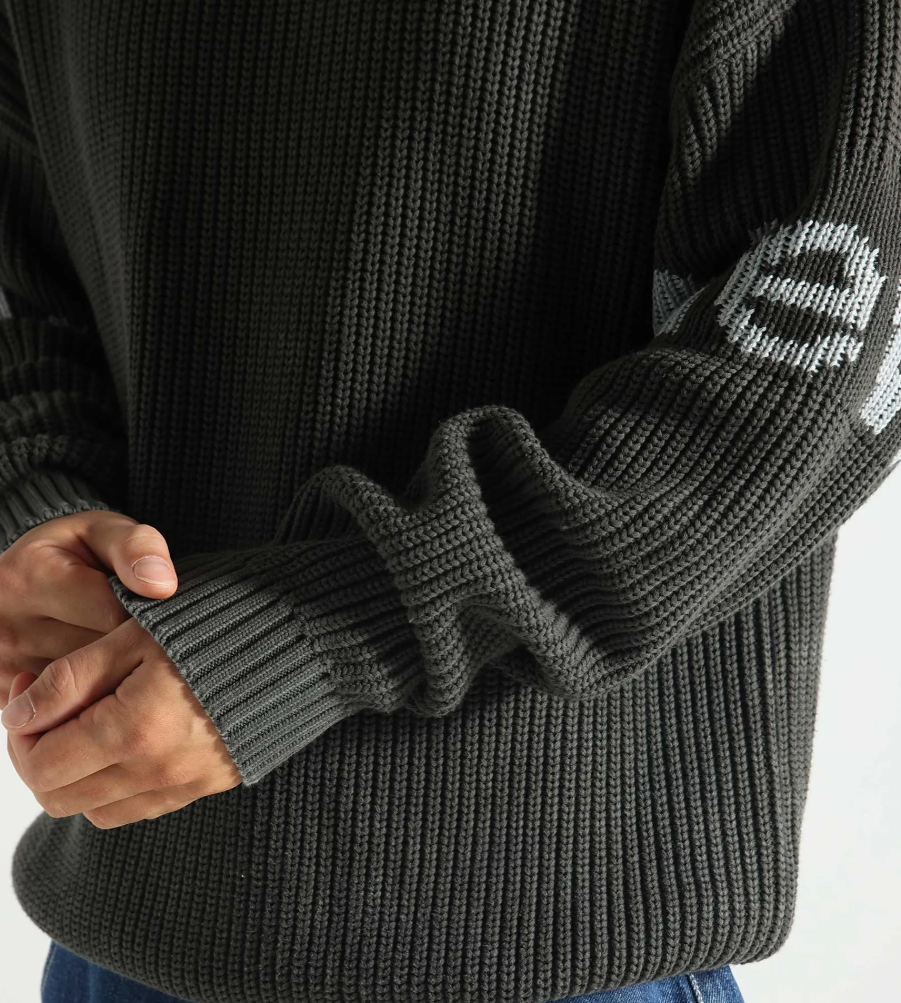 New Amsterdam Surf Association Logo Crew Knit Eiffel Tower