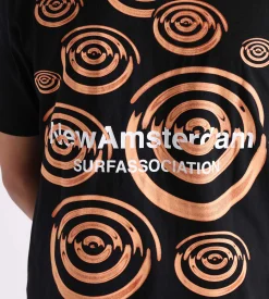 New Amsterdam Surf Association Ripple Tee Black Bronze