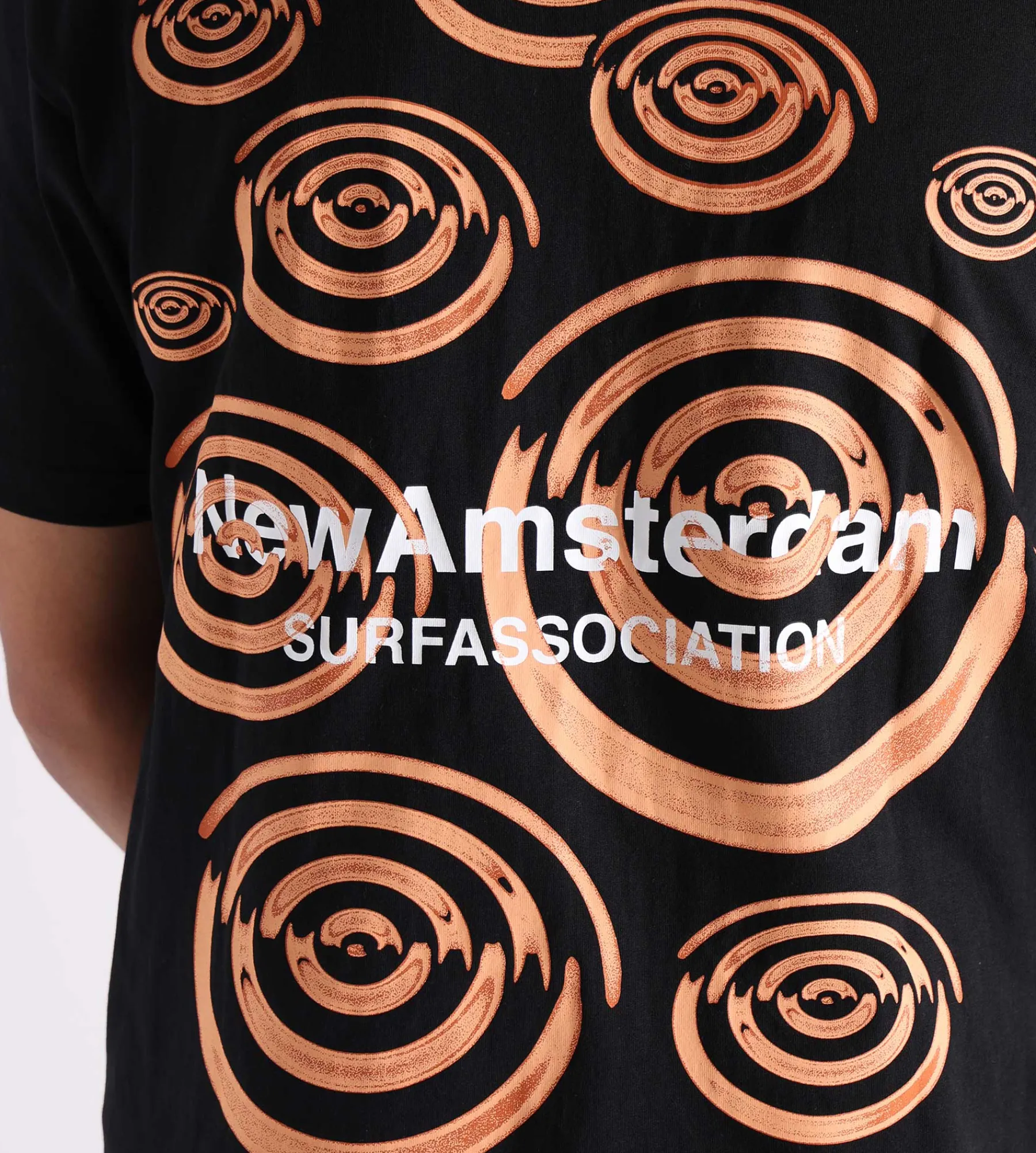 New Amsterdam Surf Association Ripple Tee Black Bronze