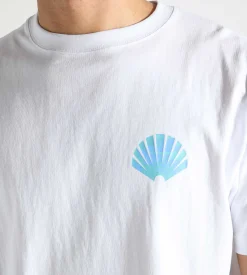 New Amsterdam Surf Association Logo Tee White Green Frost