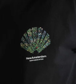 New Amsterdam Surf Association Tall Grass Tee Black