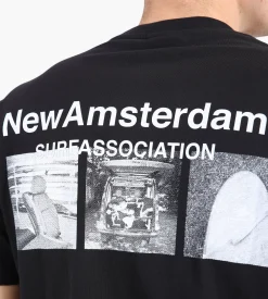 New Amsterdam Surf Association Photo Print Tee Black