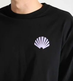 New Amsterdam Surf Association Logo Longsleeve Black Purple