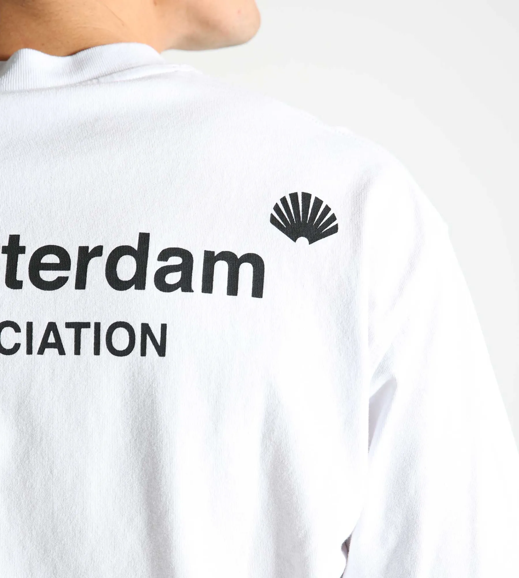 New Amsterdam Surf Association SS25 Logo Tee White Black
