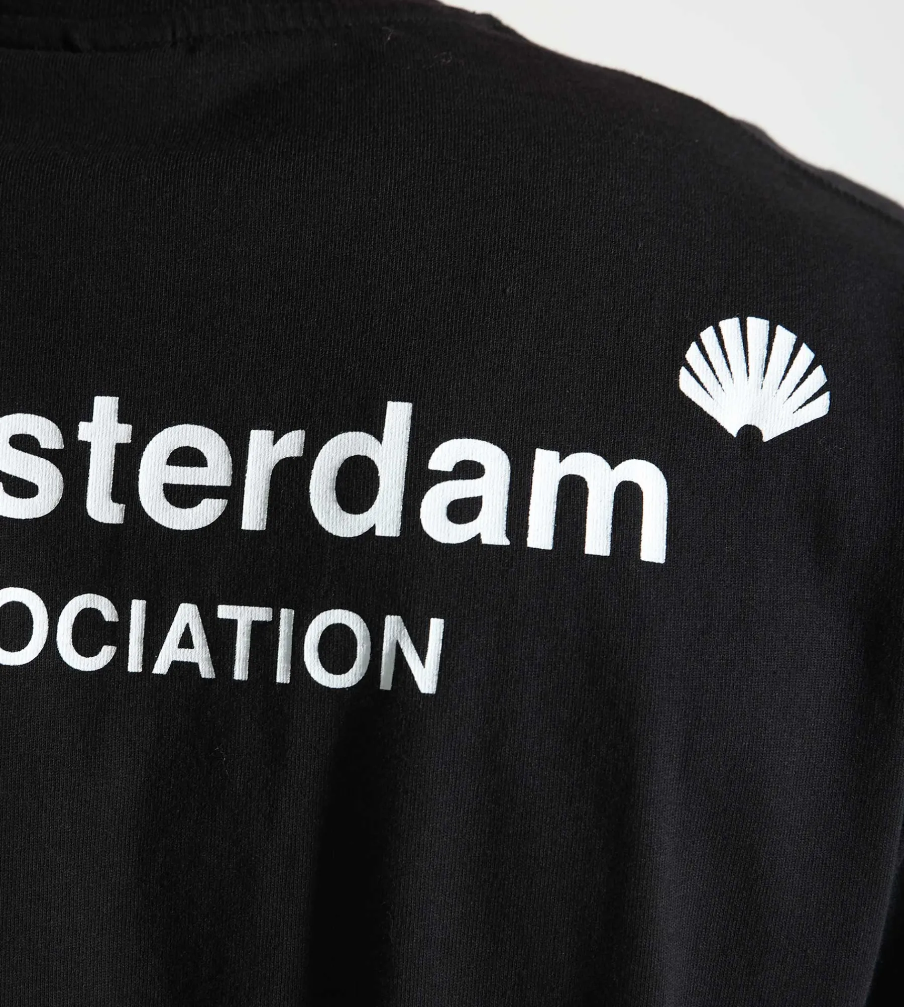 New Amsterdam Surf Association SS25 Logo Tee Black White