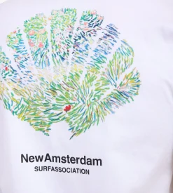 New Amsterdam Surf Association Tall Grass Tee White