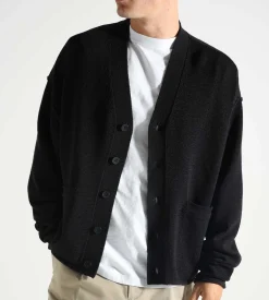 New Amsterdam Surf Association Knitted Cardigan Black