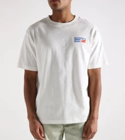 New Balance Athletics Premium Logo T-shirt Seasalt