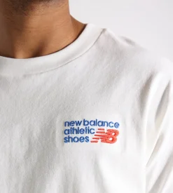 New Balance Athletics Premium Logo T-shirt Seasalt