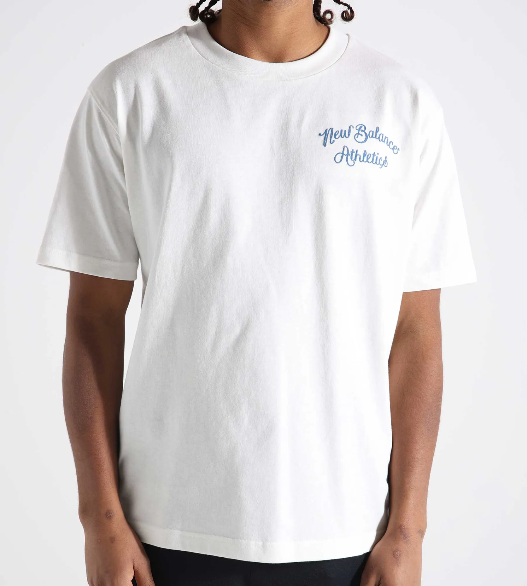 New Balance Athletics Relaxed League T-shirt Seasalt