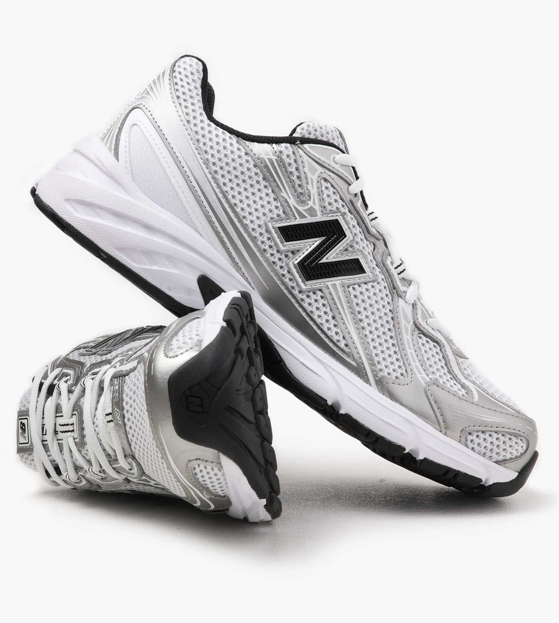New Balance U740NW2 White Silver Metallic Black