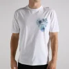 NN.07 Adam Print Tee 3209 Blue Print