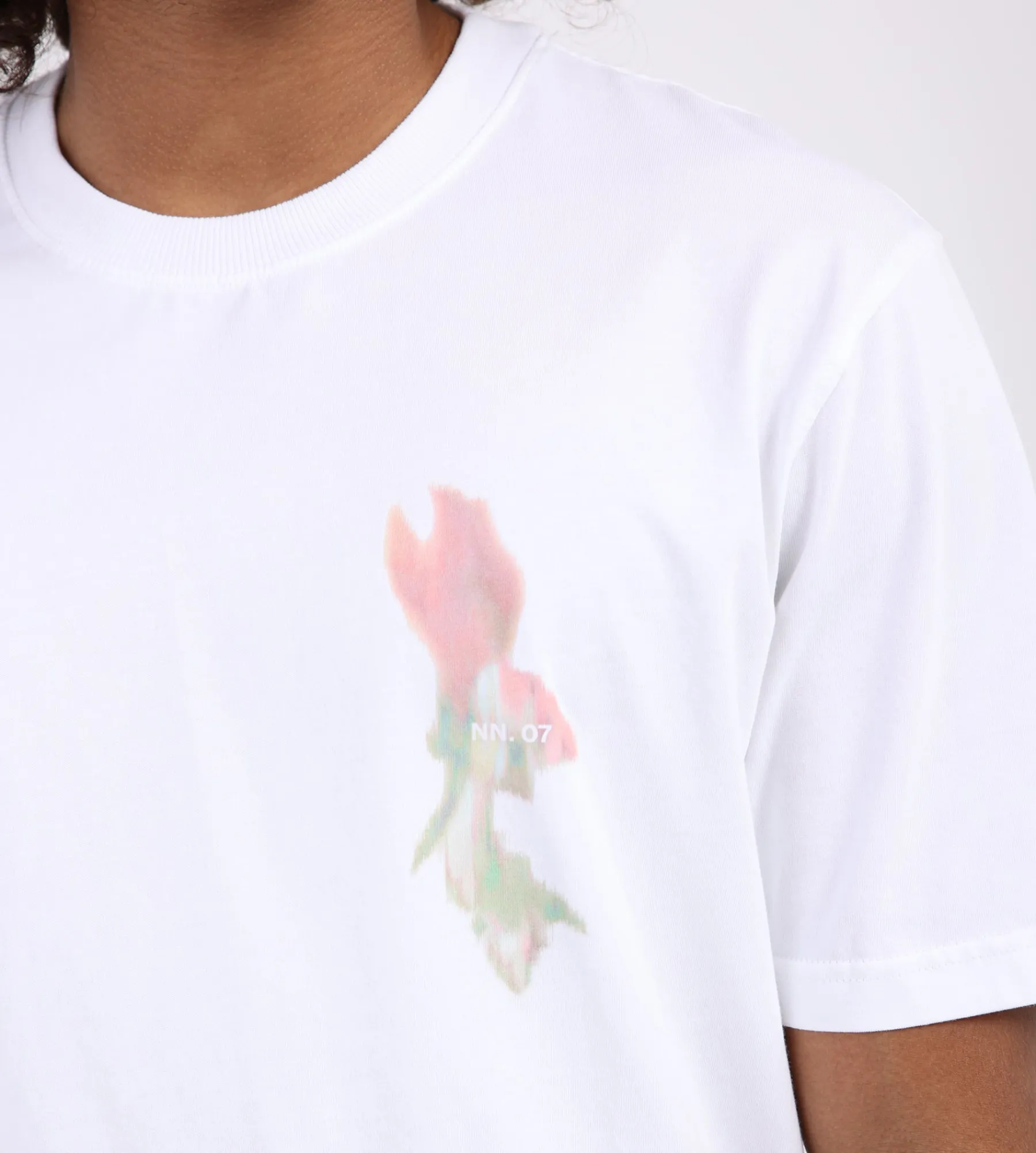 NN.07 Adam Print Tee 3209 Multi Colour Print