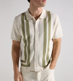 NN.07 Ares Knitted Shirt 6636 Ivory