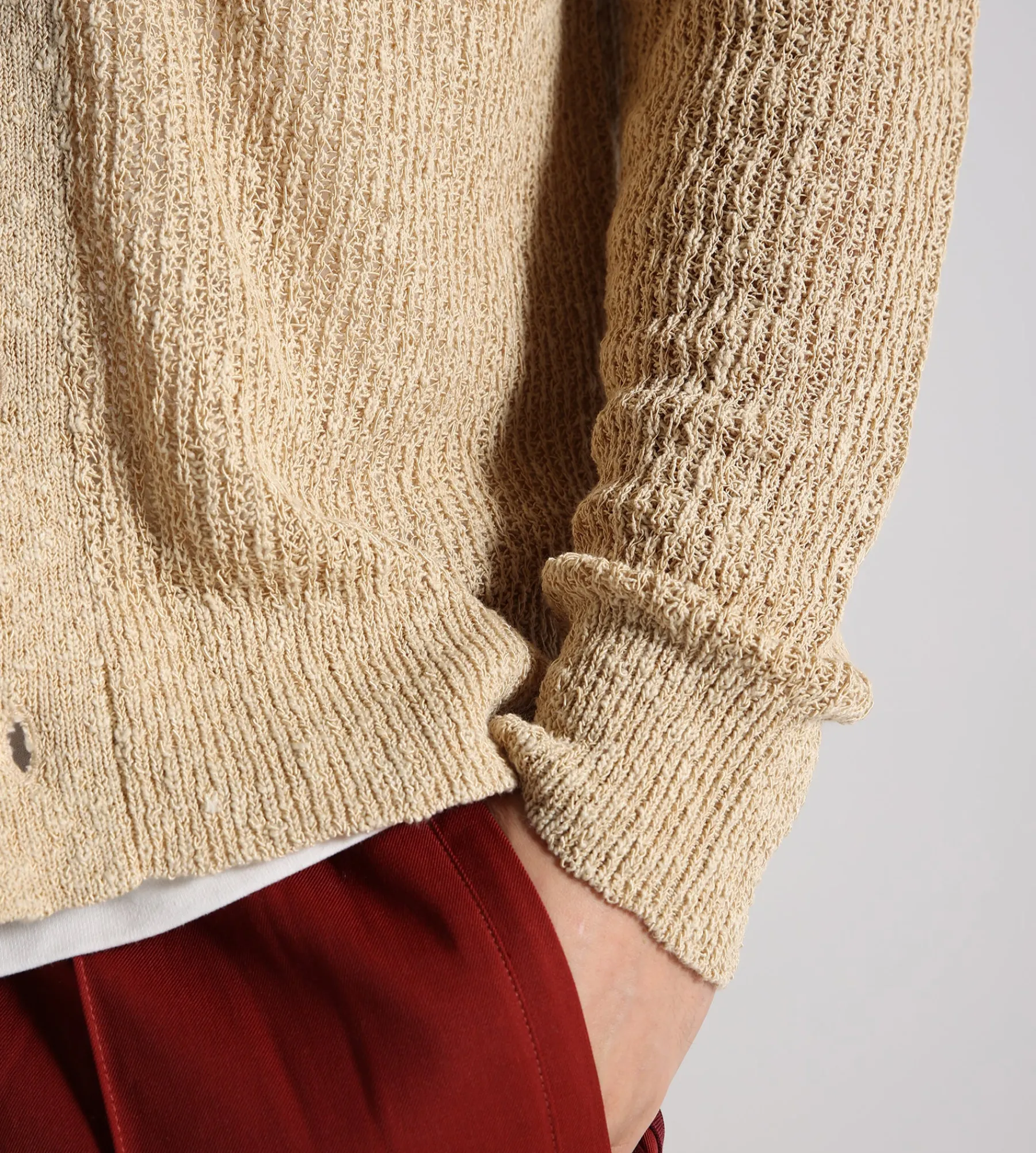 NN.07 Dwayne Cardigan 6694 White Pepper