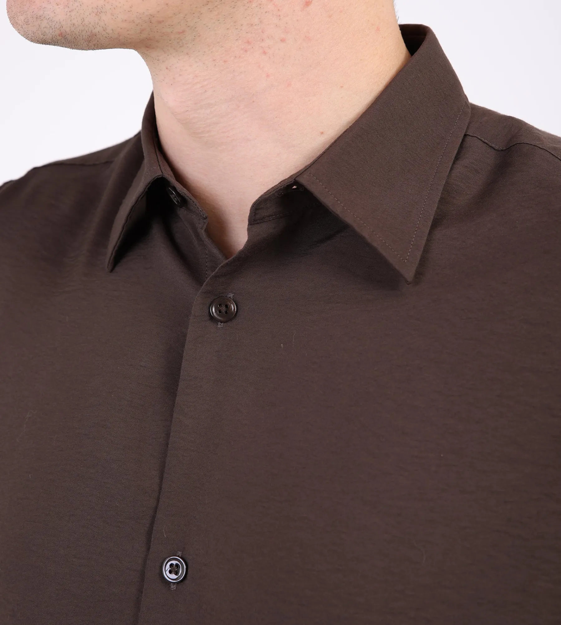 NN.07 Freddy Shirt No Pkt 5971 Demitasse