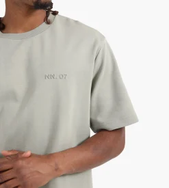 NN.07 Nat Logo Tee 3457 Sage Green