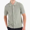 NN.07 Nolan Polo Cardigan 6695 Sage Green
