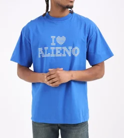 No Problemo I Heart Tee Blue Grey Marl