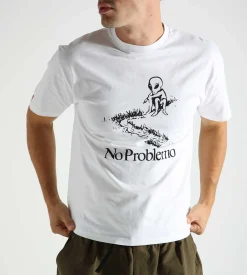 No Problemo Toboggan Tee White Black
