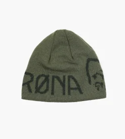 Norrøna /29 Merinoull Logo Beanie Olive Night Melange
