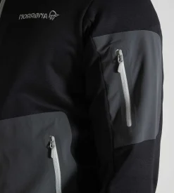 Norrøna Falketind Warm2 Stretch Hood Caviar Black