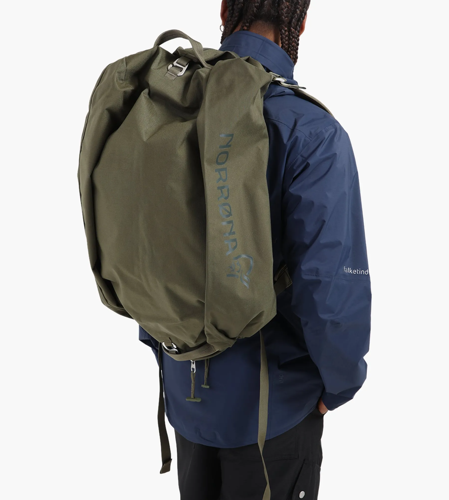 Norrøna 70L Duffel Bag Olive Night