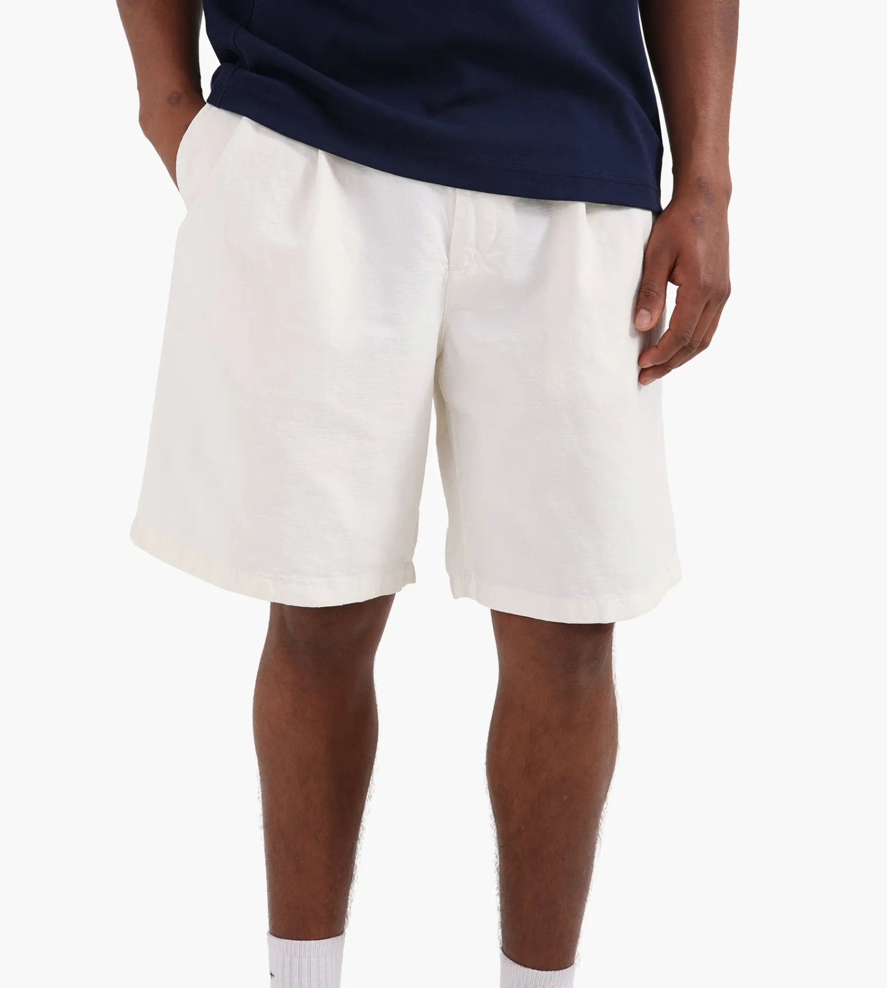 Norse Projects Benn Cotton Linen Shorts Kit White