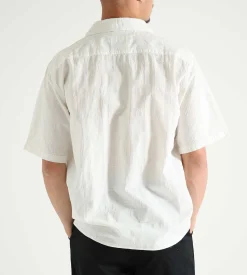 Norse Projects Carsten Relaxed Dobby Check Shirt GOTS Ecru