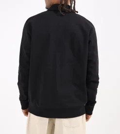 Norse Projects Ketel Relaxed Organic Half Zip Black