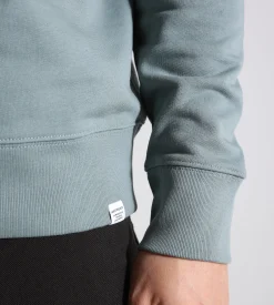 Norse Projects Ketel Relaxed Organic Half Zip Greyish Blue