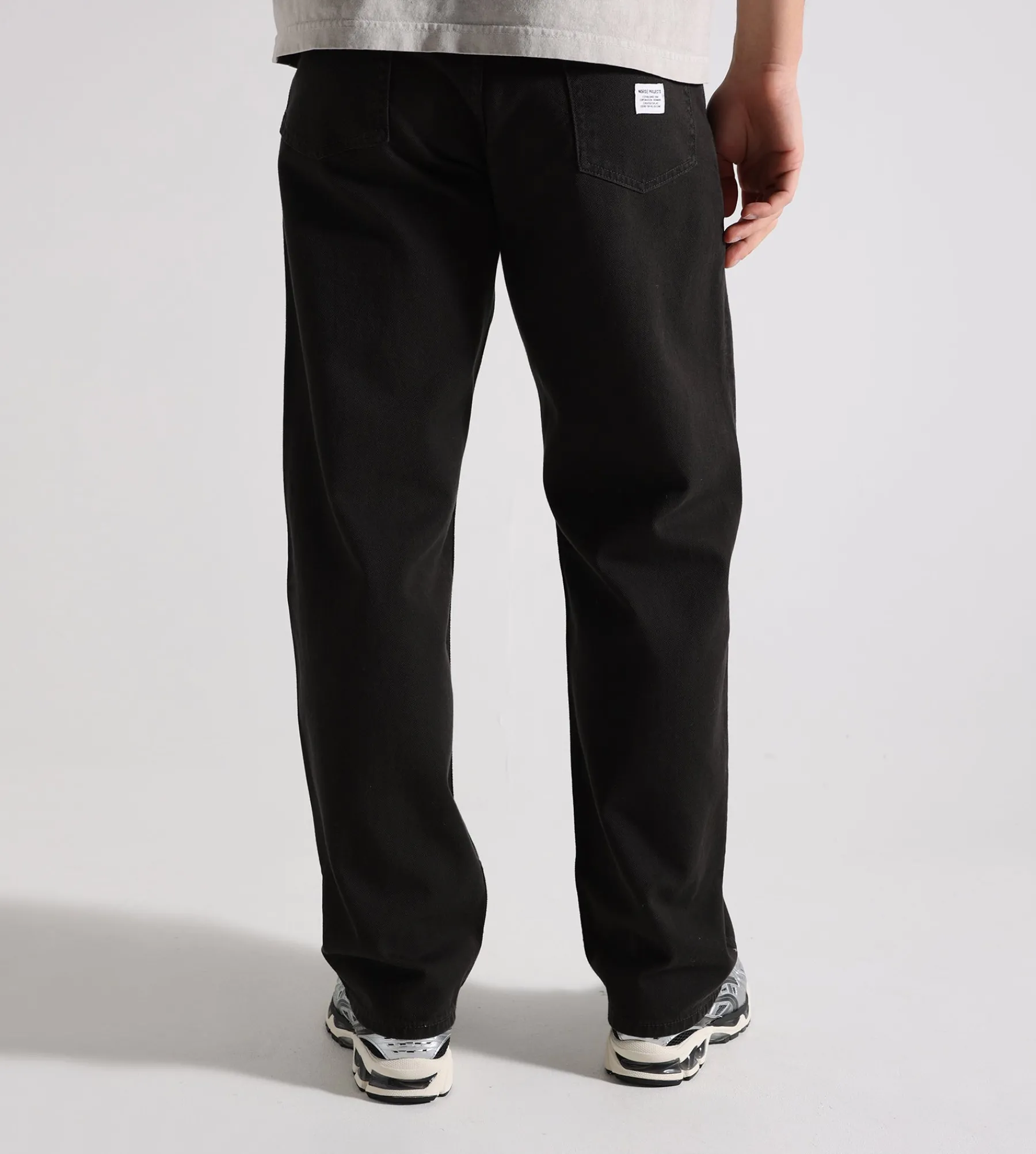Norse Projects Mogens Relaxed 5 Pocket Heavy Twill Trousers Black