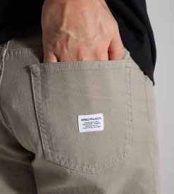 Norse Projects Mogens Relaxed 5 Pocket Heavy Twill Trousers Clay
