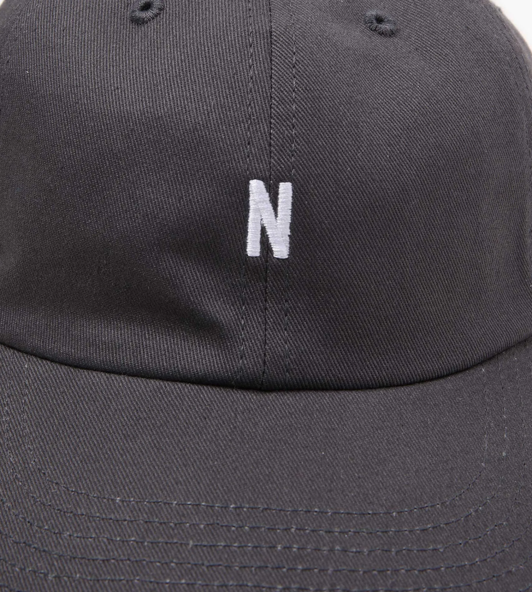 Norse Projects Twill Sports Cap Magnet Grey