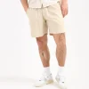OAS Beige Linen Shorts