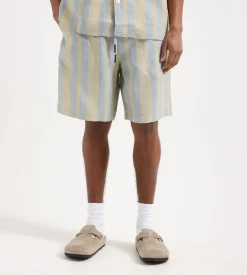 OAS Mist Strata Nicola Linen Shorts